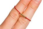 Brățară nou-născut din aur 14k – 5 bile de 2,5 mm